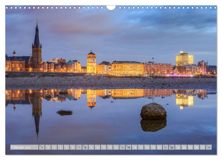 Produktbild: Wundersch&ouml;nes D&uuml;sseldorf (Wandkalender 2026 DIN A3 quer), CALVENDO Monatskalender