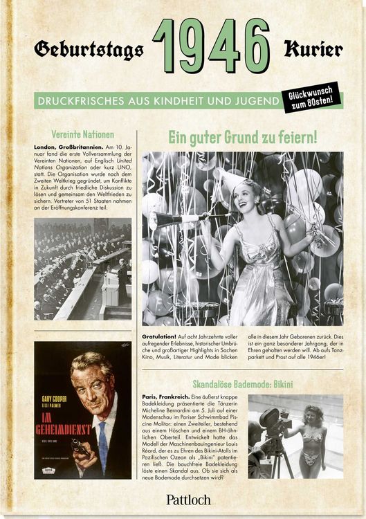 Produktbild: 1946 &ndash; Geburtstagskurier