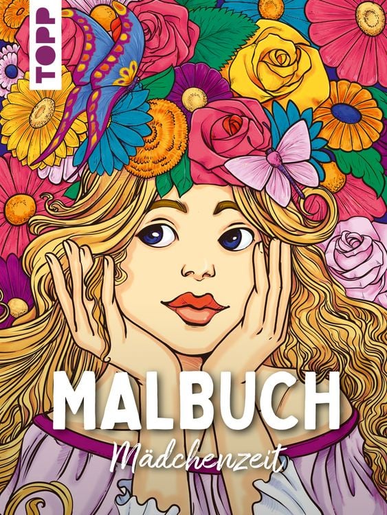 Produktbild: Malbuch M&auml;dchenzeit
