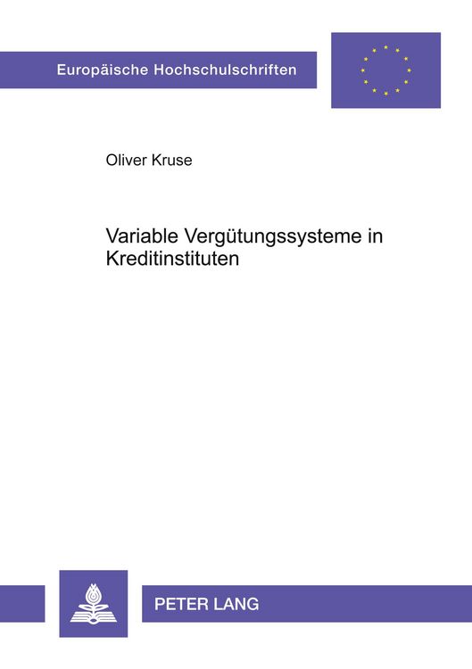 Produktbild: Variable Verg&uuml;tungssysteme in Kreditinstituten