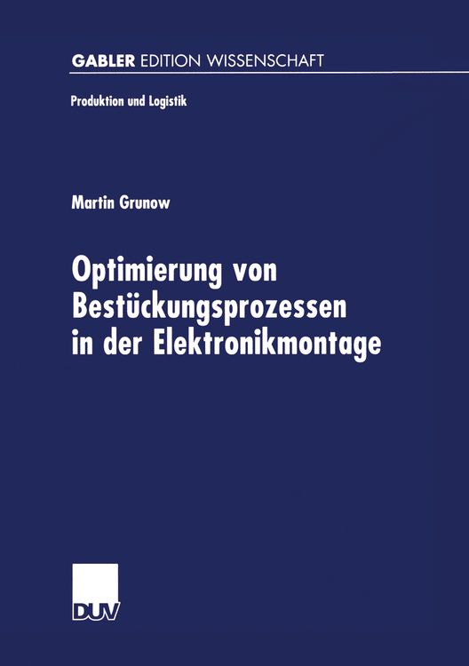 Produktbild: Optimierung von Bestückungsprozessen in der Elektronikmontage