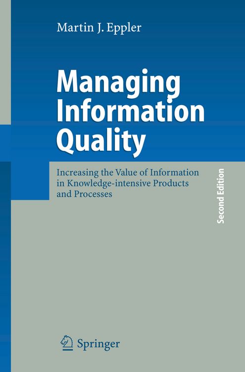 Produktbild: Managing Information Quality