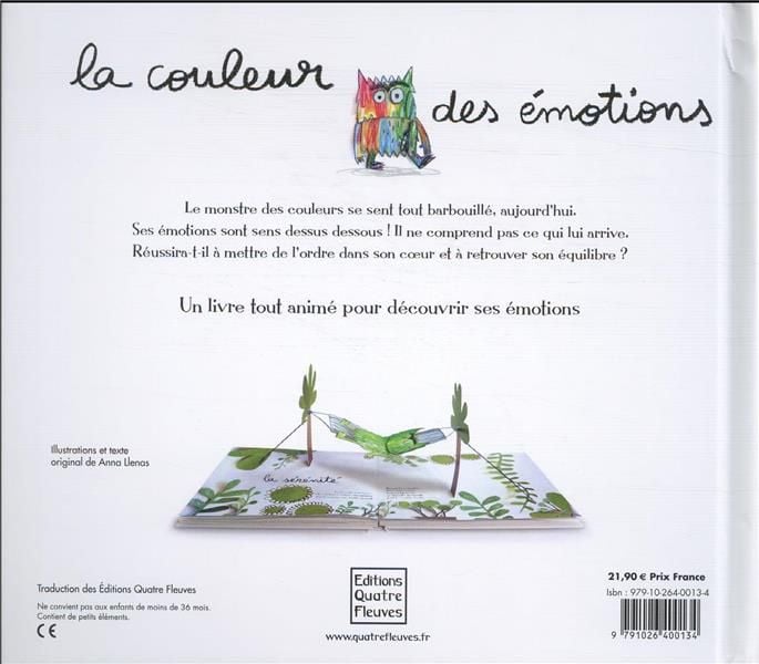 Produktbild: La couleur des &eacute;motions - Un livre tout anim&eacute;: Pop-up