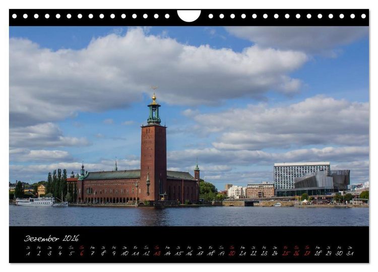 Produktbild: Stockholm und seine Sch&auml;ren (Wandkalender 2026 DIN A4 quer), CALVENDO Monatskalender