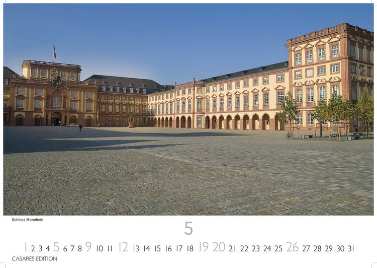 Produktbild: Schl&ouml;sser und G&auml;rten in Baden W&uuml;rttemberg 2024 L 35x50cm