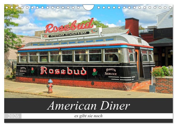 Produktbild: American Diner - es gibt sie noch (Wandkalender 2026 DIN A4 quer), CALVENDO Monatskalender