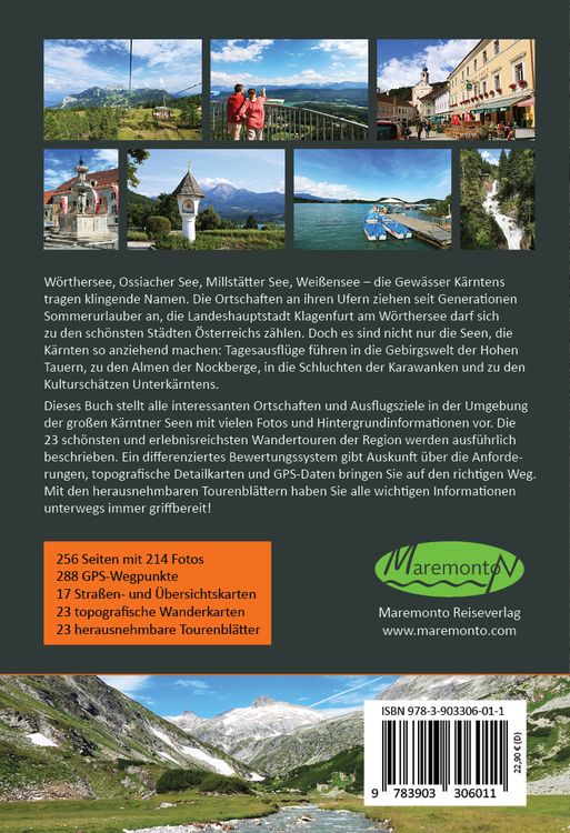 Produktbild: Maremonto Reise- und Wanderf&uuml;hrer: K&auml;rnten - die Seenregion