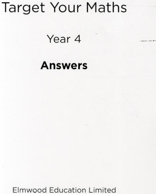Produktbild: Target Your Maths Year 4 Answer Book