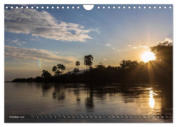 Produktbild: Zambia (Wall Calendar 2026 DIN A4 landscape), CALVENDO 12 Month Wall Calendar