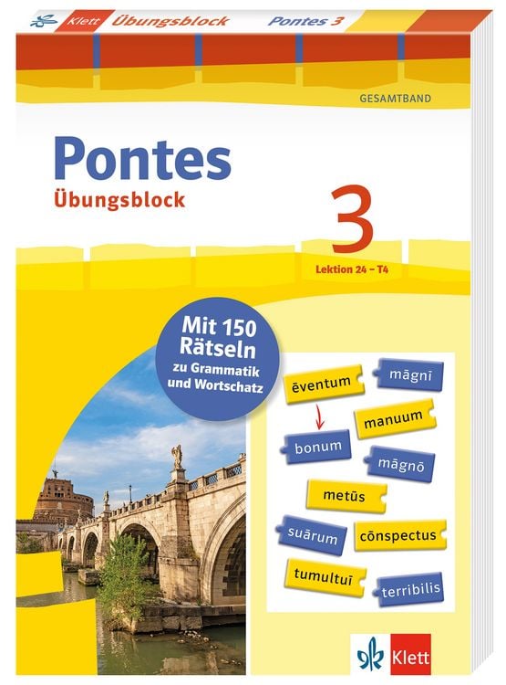 Produktbild: Pontes 3. Gesamtband (ab 2020) - &Uuml;bungsblock zum Schulbuch, 3. Lernjahr