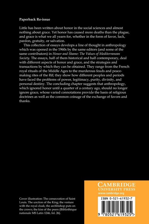 Produktbild: Honor and Grace in Anthropology