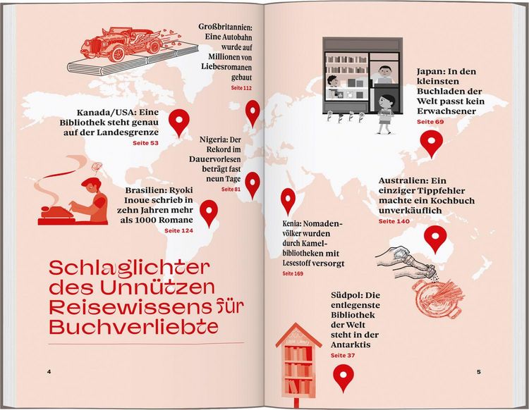 Produktbild: DUMONTs Unn&uuml;tzes Reisewissen f&uuml;r Buchverliebte