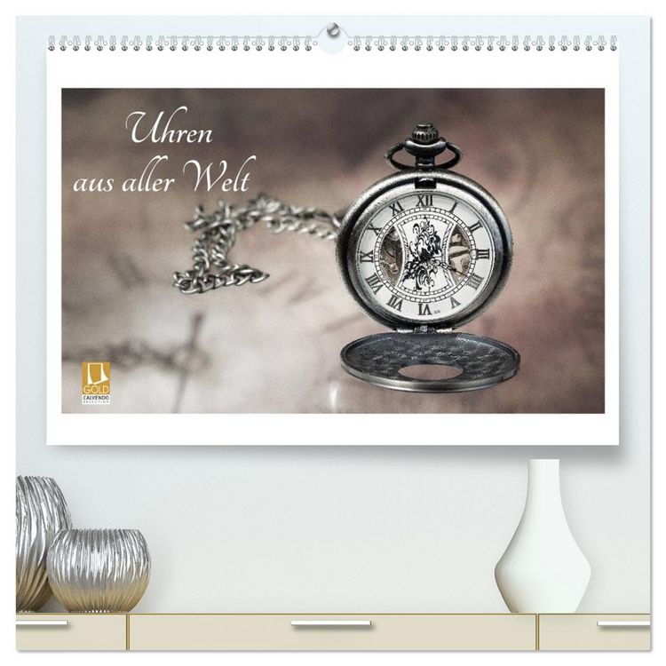 Produktbild: Uhren aus aller Welt (hochwertiger Premium Wandkalender 2026 DIN A2 quer), Kunstdruck in Hochglanz