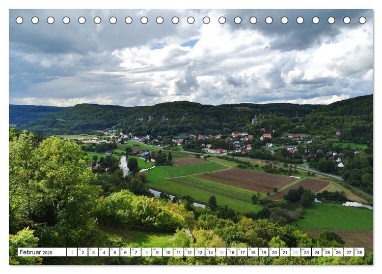 Produktbild: Wandererlebnisse in der Fr&auml;nkischen Schweiz (Tischkalender 2026 DIN A5 quer), CALVENDO Monatskalender