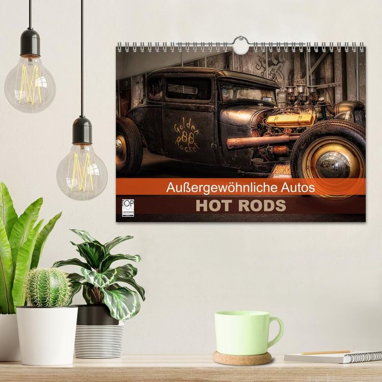 Produktbild: Au&szlig;ergew&ouml;hnliche Autos - Hot Rods (Wandkalender 2027 DIN A4 quer), CALVENDO Monatskalender