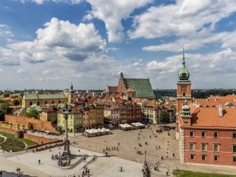 Produktbild: CALVENDO Puzzle Schlo&szlig;platz Warschau | 1000 Teile Lege-Gr&ouml;&szlig;e 64x48cm Foto-Puzzle f&uuml;r gl&uuml;ckliche Stunden