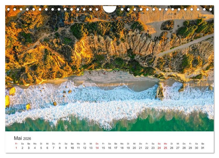 Produktbild: Am Strand von Malibu (Wandkalender 2026 DIN A4 quer), CALVENDO Monatskalender