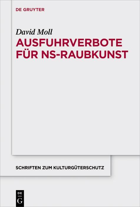 Produktbild: Ausfuhrverbote f&uuml;r NS-Raubkunst