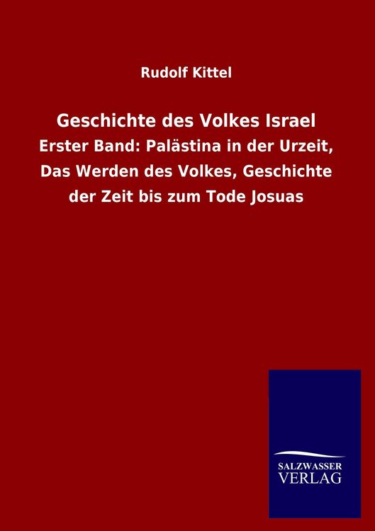 Produktbild: Geschichte des Volkes Israel
