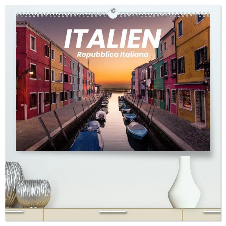 Produktbild: Italien - einzigartige Motive (hochwertiger Premium Wandkalender 2026 DIN A2 quer), Kunstdruck in Hochglanz