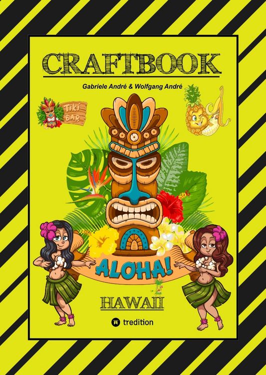 Produktbild: Craftbook - 100 Tolle Hawaii Motive - Inseln - Strand - Meeresbewohner - Witzige Urlauber - Knifflige R&auml;tsel und Aufgaben - Schiffe - Taucher