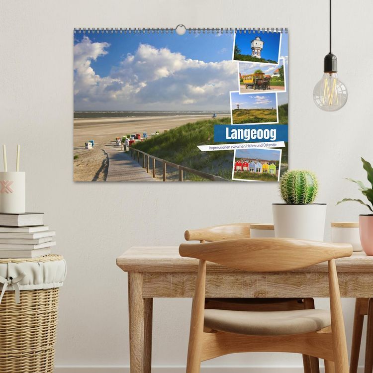 Produktbild: Langeoog 2026. Impressionen zwischen Hafen und Ostende (Wandkalender 2026 DIN A3 quer), CALVENDO Monatskalender