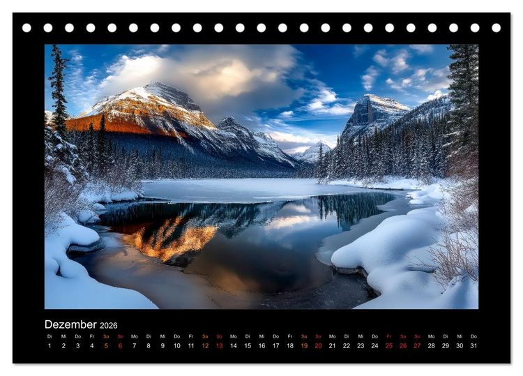 Produktbild: Nationalparks der USA - wilde Sch&ouml;nheiten (Tischkalender 2026 DIN A5 quer), CALVENDO Monatskalender