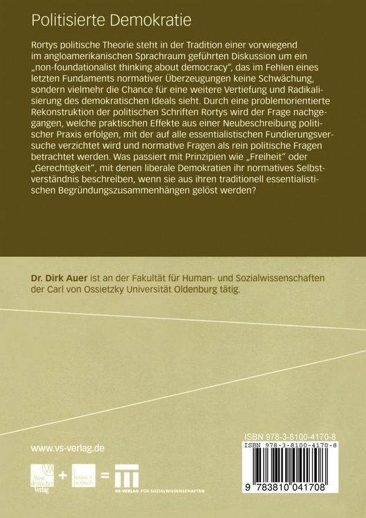 Produktbild: Politisierte Demokratie