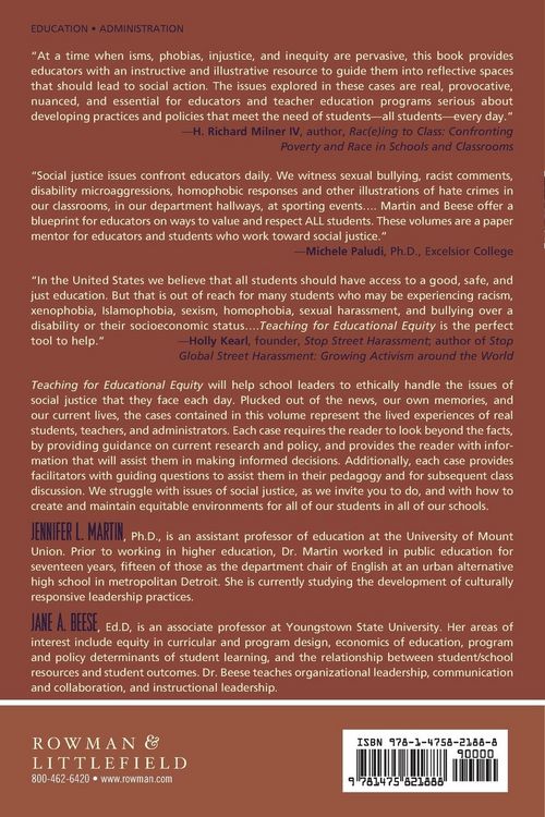 Produktbild: Teaching for Educational Equity
