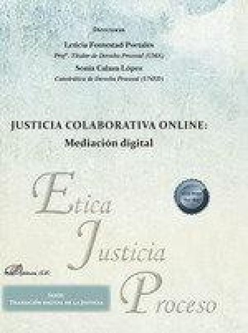 Produktbild: Justicia colaborativa online : mediaci&oacute;n digital
