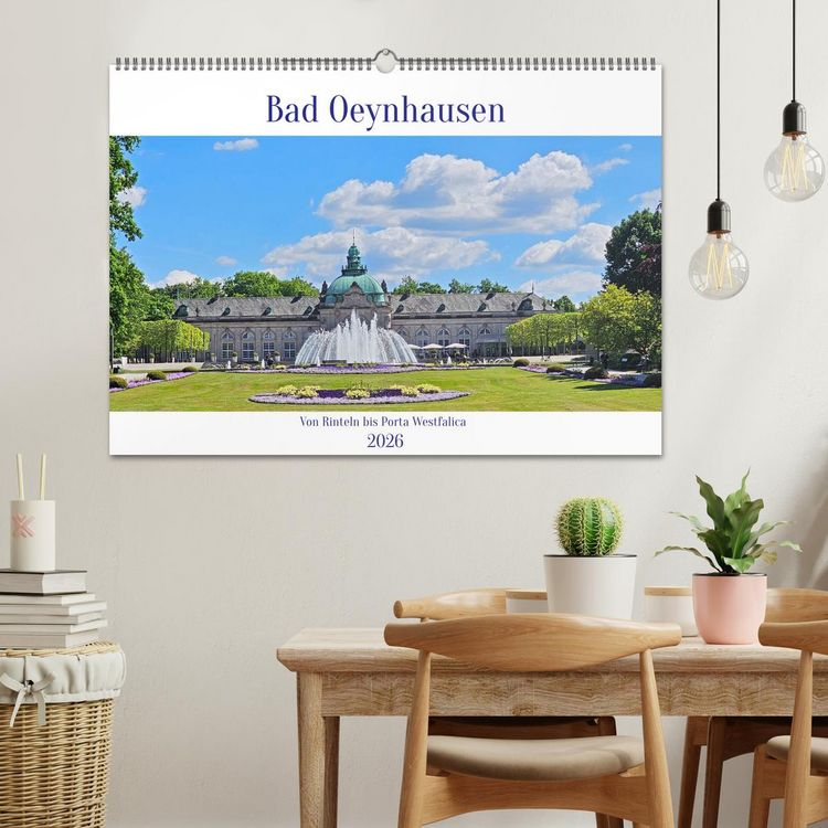 Produktbild: Bad Oeynhausen - Von Rinteln bis Porta Westfalica (Wandkalender 2026 DIN A2 quer), CALVENDO Monatskalender