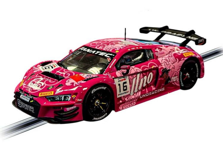 Produktbild: Audi R8 LMS GT3 evo II Uno Racing Team, No.16 , Carrera Digital 124 Autorennbahn Fahrzeug