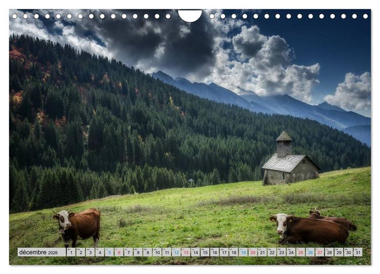Produktbild: Un automne en Haute-Savoie (Calendrier mural 2026 DIN A4 vertical), CALVENDO calendrier mensuel