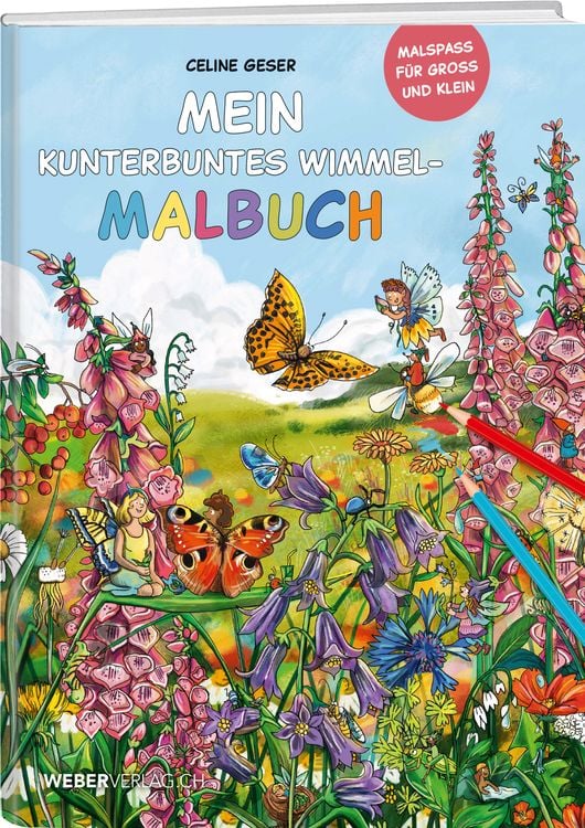 Produktbild: Mein kunterbuntes Wimmel-Malbuch