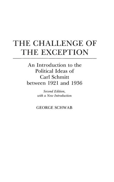 Produktbild: The Challenge of the Exception