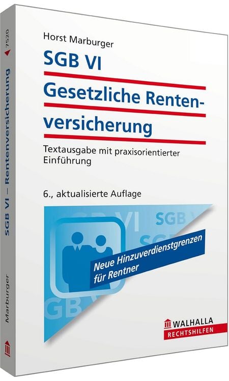 Produktbild: SGB VI - Gesetzliche Rentenversicherung