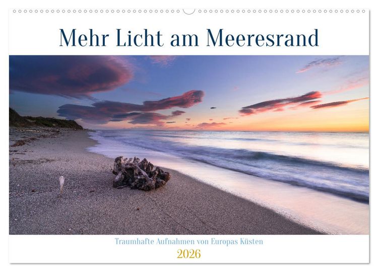 Produktbild: Mehr Licht am Meeresrand (Wandkalender 2026 DIN A2 quer), CALVENDO Monatskalender