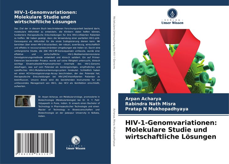 Produktbild: HIV-1-Genomvariationen: Molekulare Studie und wirtschaftliche L&ouml;sungen