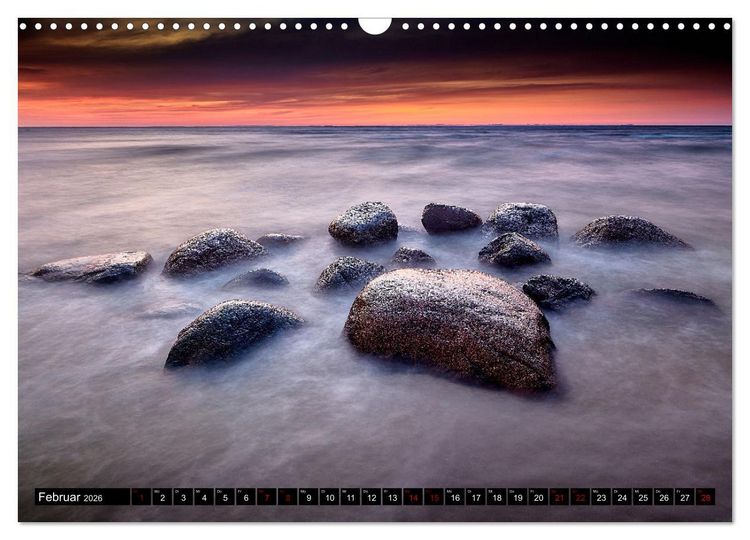 Produktbild: Ostseesteine (Wandkalender 2026 DIN A3 quer), CALVENDO Monatskalender