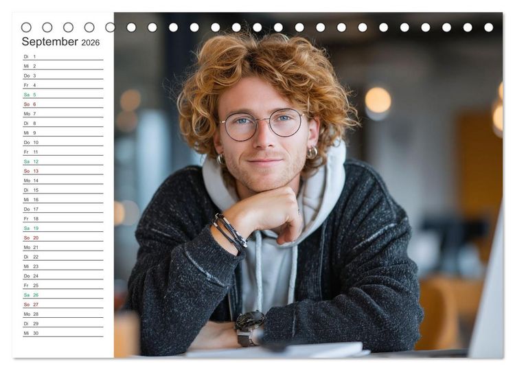 Produktbild: B&uuml;ro mit Zukunft (Tischkalender 2026 DIN A5 quer), CALVENDO Monatskalender