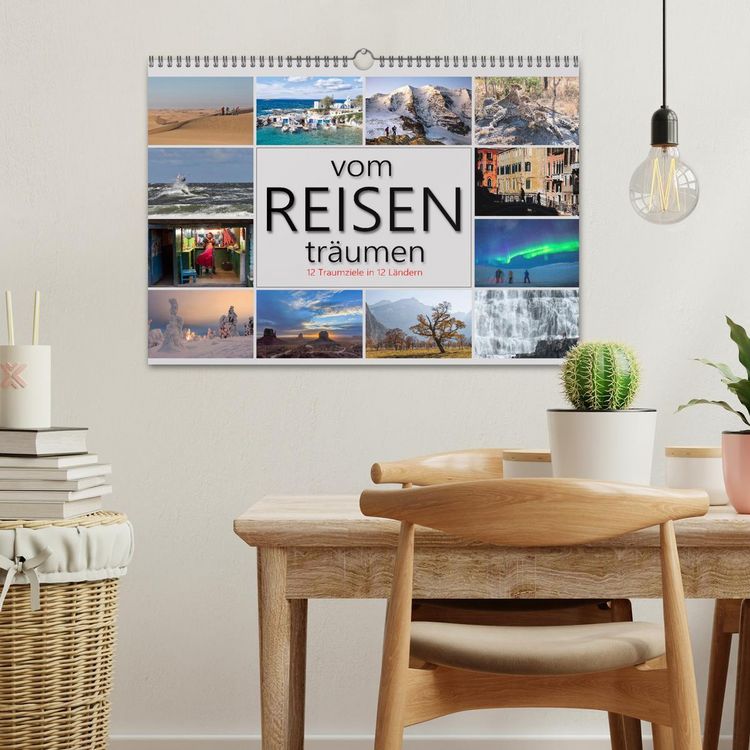 Produktbild: vom Reisen tr&auml;umen (Wandkalender 2026 DIN A3 quer), CALVENDO Monatskalender
