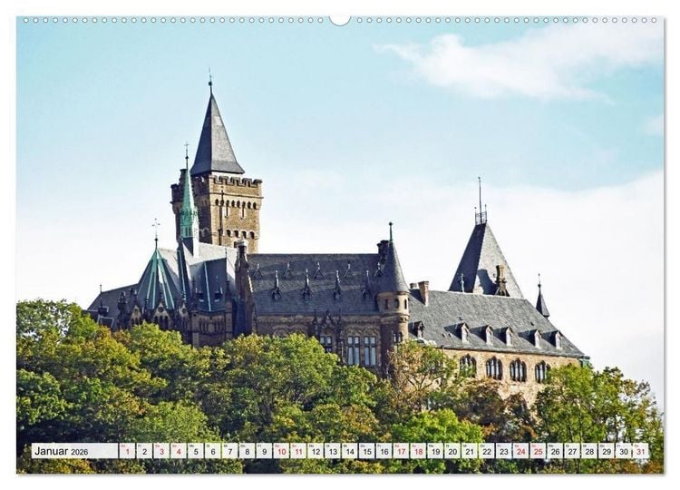Produktbild: Im wundersch&ouml;nen Harz (hochwertiger Premium Wandkalender 2026 DIN A2 quer), Kunstdruck in Hochglanz