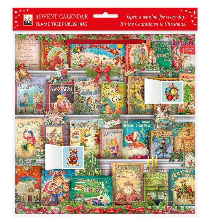 Produktbild: Christmas Bookshelf Advent Calendar (with Stickers)