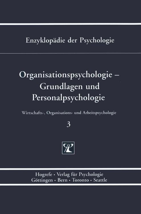 Produktbild: Organisationspsychologie - Grundlagen und Personalpsychologie