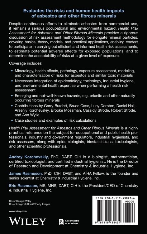 Produktbild: Health Risk Assessment for Asbestos and Other Fibrous Minerals