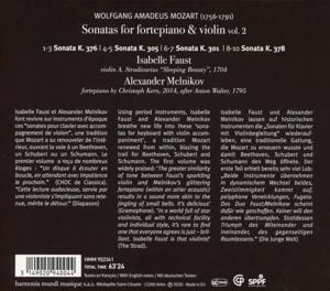 Produktbild: Mozart: Sonatas for Fortepiano & Violin,Vol. 2
