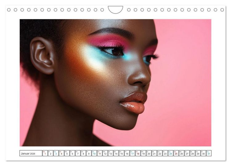Produktbild: Die Farben der Sch&ouml;nheit (Wandkalender 2026 DIN A4 quer), CALVENDO Monatskalender