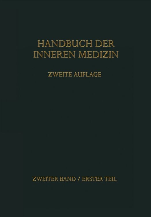 Produktbild: Handbuch der inneren Medizin