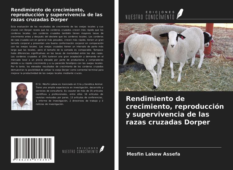 Produktbild: Rendimiento de crecimiento, reproducci&oacute;n y supervivencia de las razas cruzadas Dorper