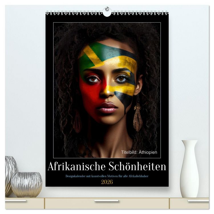 Produktbild: Afrikanische Sch&ouml;nheiten (hochwertiger Premium Wandkalender 2026 DIN A2 hoch), Kunstdruck in Hochglanz